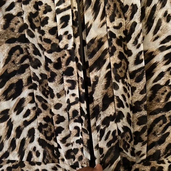 L’ AGENCE Animal print midi Dress 👗 with lining. - Picture 11 of 13